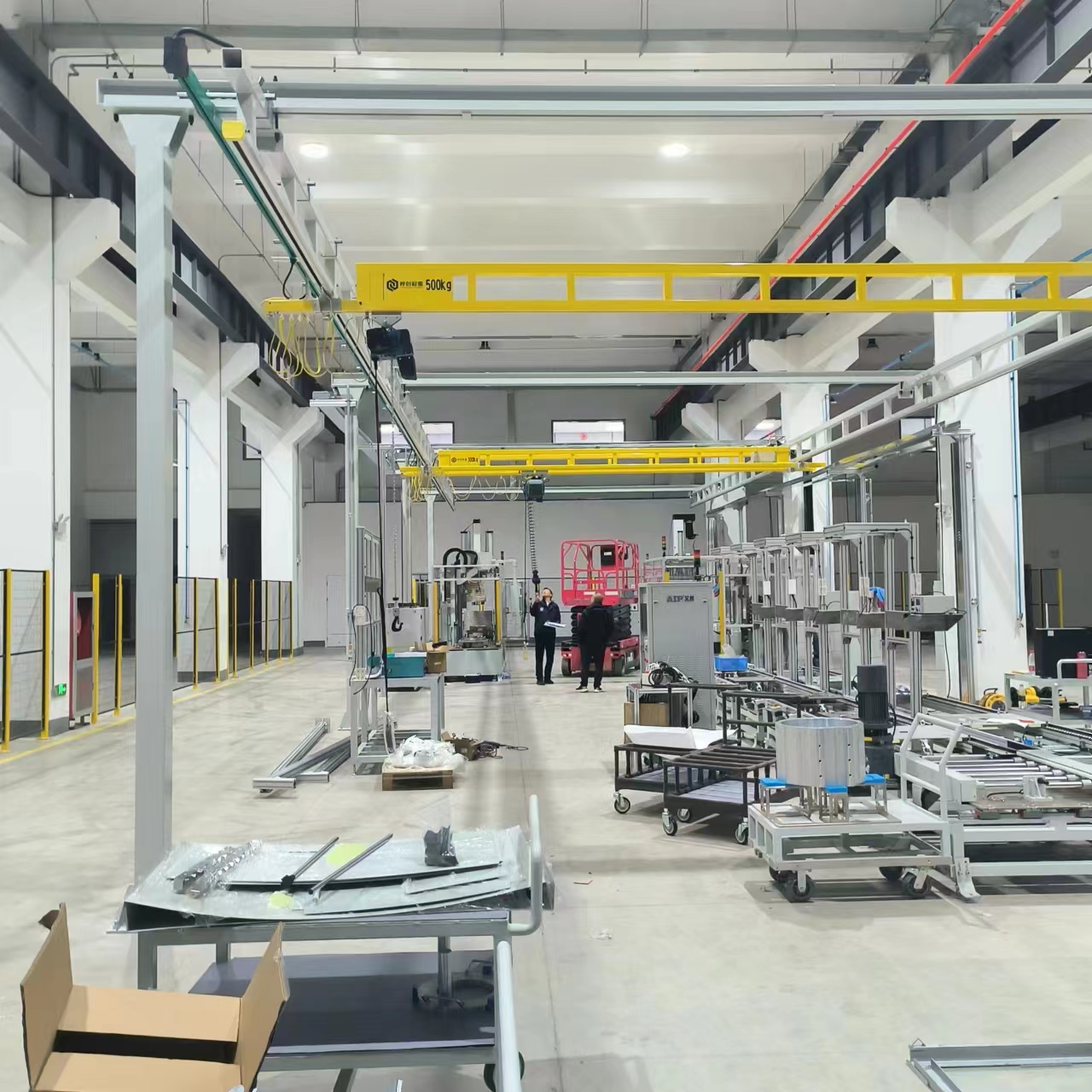 500kg剛性軌道智（zhì）能提升機案例